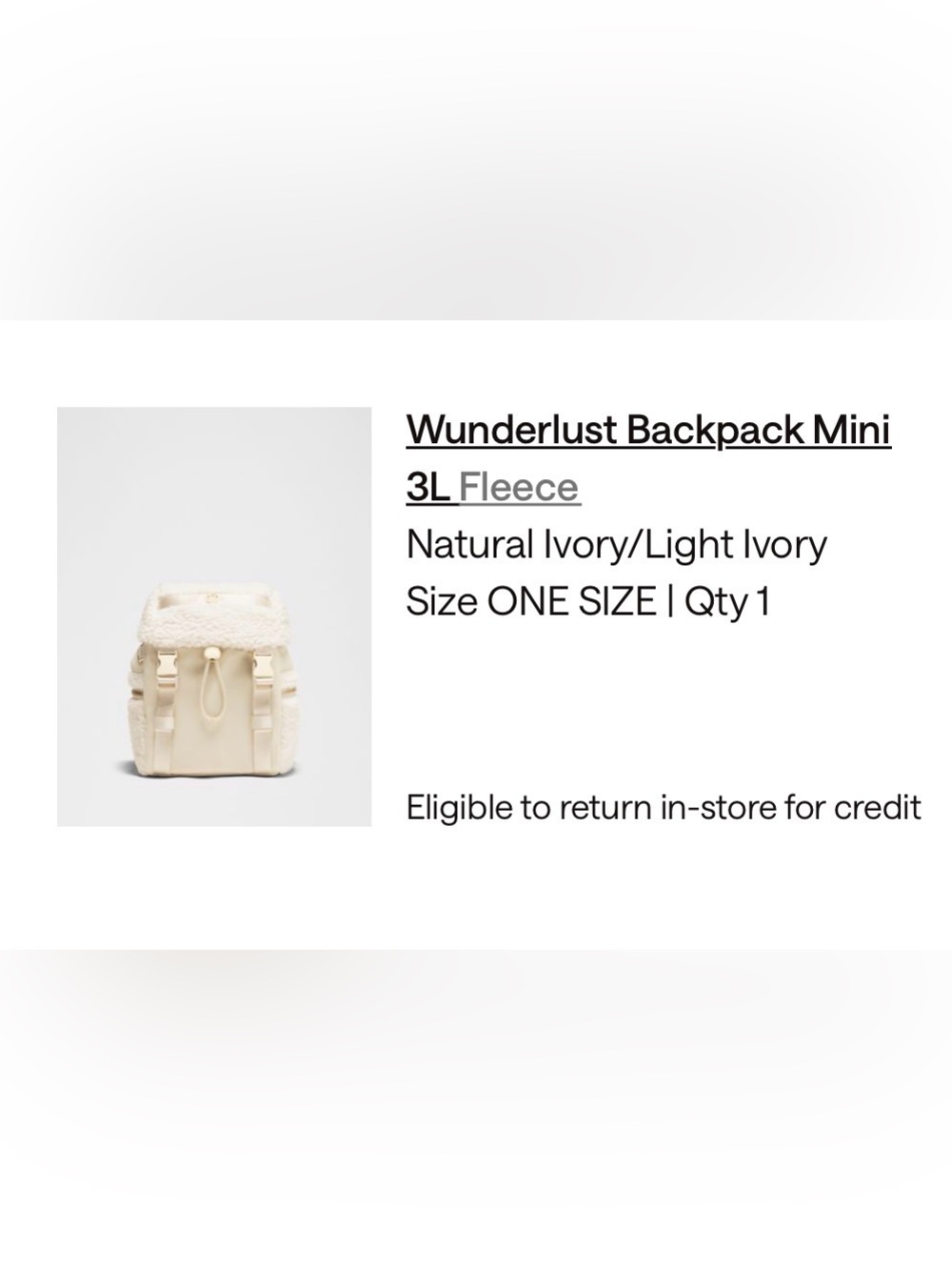 NWT Lululemon City Essentials Small Shoulder Bag Glitter Dark Silver 3L ✨🖤